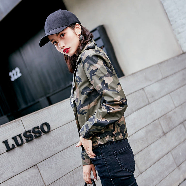 Camouflage Leather Bomber Jacket: Your Go-To Fashion Statement