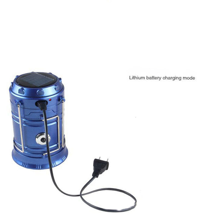 Illuminate Your Adventures with the Solar Rechargeable Telescopic Camping Lantern