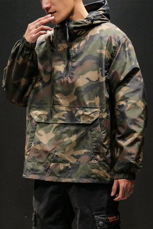 Discover the Ultimate in Comfort and Style with Our Men's Plus-Size Double-Sided Camouflage Jacket