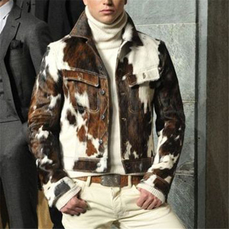 Men's Slim-Fit Camouflage Fashion Jacket - Your Go-To Style Statement
